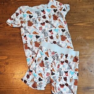 Bamboo Bliss Ratatouille  Pajama Set Size 18 To 24 Months